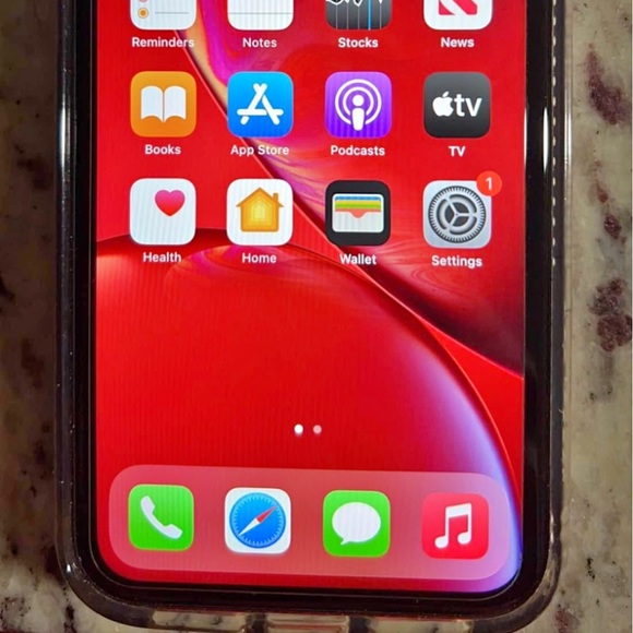 This my iPhone XR red product, everything works great,